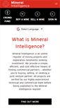 Mobile Screenshot of mineralintelligence.com